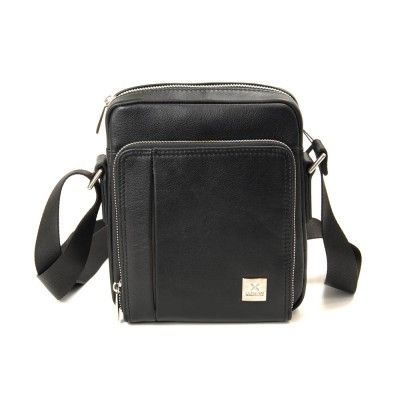 Мужская кожаная сумка Luxon 3065-5 черная