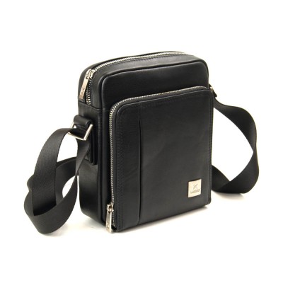 Мужская кожаная сумка Luxon 3065-5 черная Мужская кожаная сумка Luxon 3065-5 черная