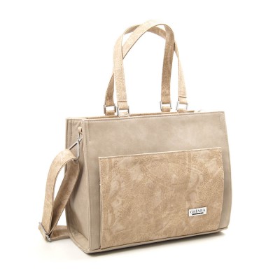 Сумка женская Chiara Beda Е639RD-bis бежевая Сумка женская Chiara Beda Е639RD-bis бежевая